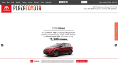 Desktop Screenshot of plazatoyota.com